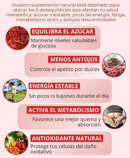 Suplemento para azúcar en sangre