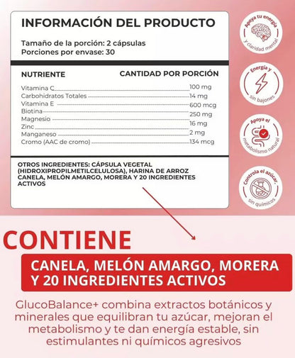 Suplemento para azúcar en sangre